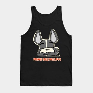 Sleepy Frenchie Tank Top